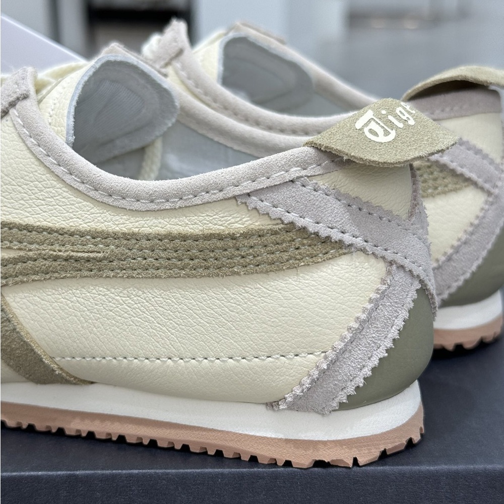 Onitsuka Tiger Mexico 66 Cream Beige Sneakers Women Casual Shoes - Picture 2 of 7